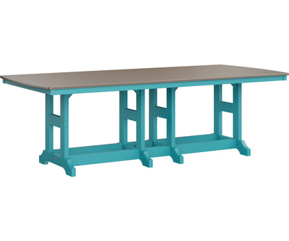 Garden Classic 44" x 96" Rectangular Table Dining Height Hammered Top