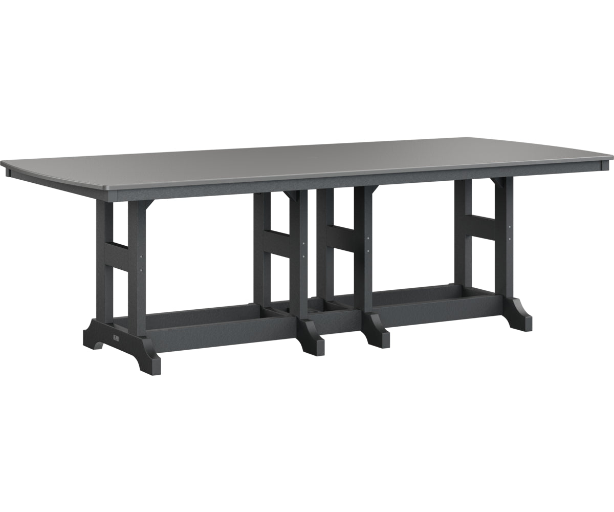 Garden Classic 44" x 96" Rectangular Table Dining Height Hammered Top