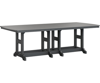 Garden Classic 44" x 96" Rectangular Table Dining Height Hammered Top
