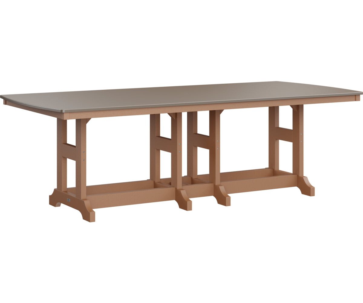 Garden Classic 44" x 96" Rectangular Table Dining Height Hammered Top