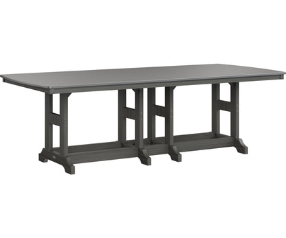 Garden Classic 44" x 96" Rectangular Table Dining Height Hammered Top