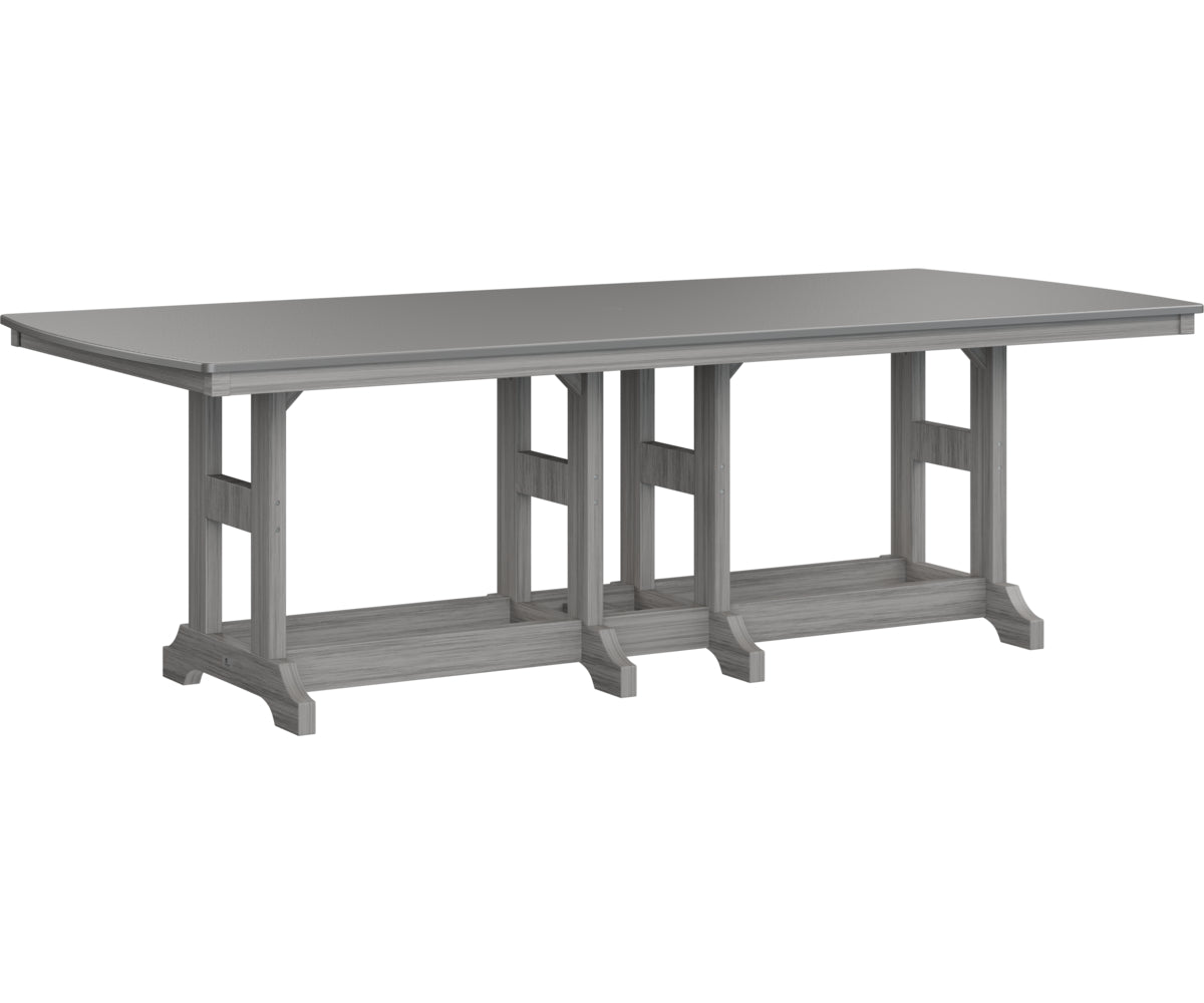 Garden Classic 44" x 96" Rectangular Table Dining Height Hammered Top