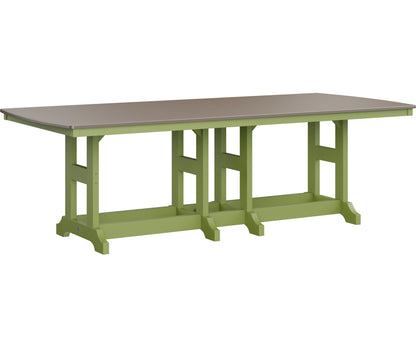 Garden Classic 44" x 96" Rectangular Table Dining Height Hammered Top