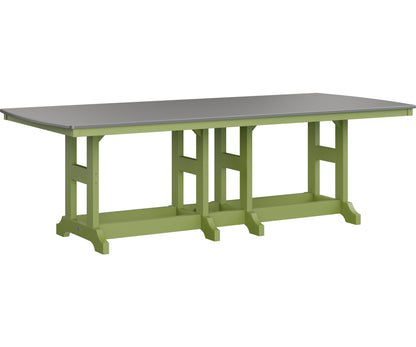 Garden Classic 44" x 96" Rectangular Table Dining Height Hammered Top