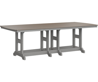 Garden Classic 44" x 96" Rectangular Table Dining Height Hammered Top