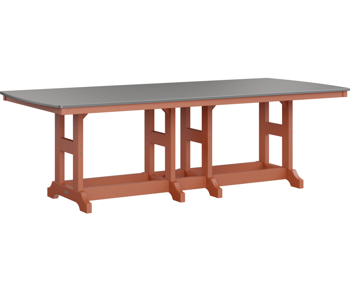 Garden Classic 44" x 96" Rectangular Table Dining Height Hammered Top