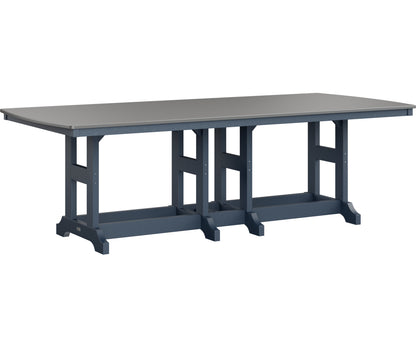 Garden Classic 44" x 96" Rectangular Table Dining Height Hammered Top