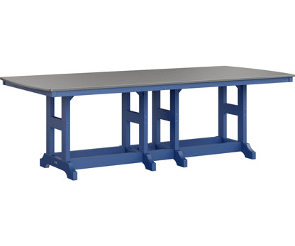 Garden Classic 44" x 96" Rectangular Table Dining Height Hammered Top