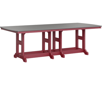 Garden Classic 44" x 96" Rectangular Table Dining Height Hammered Top