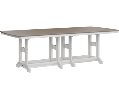 Garden Classic 44" x 96" Rectangular Table Dining Height Hammered Top
