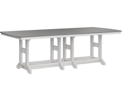 Garden Classic 44" x 96" Rectangular Table Dining Height Hammered Top