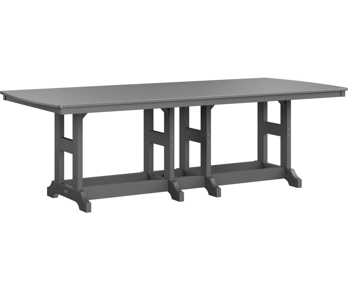 Garden Classic 44" x 96" Rectangular Table Dining Height Hammered Top