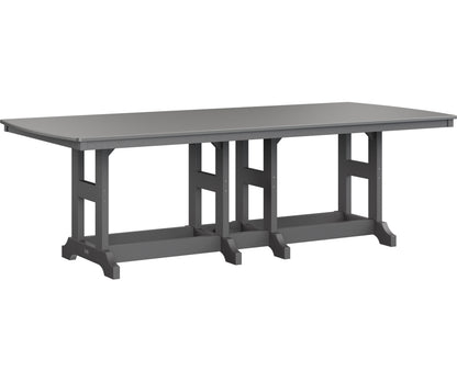 Garden Classic 44" x 96" Rectangular Table Dining Height Hammered Top