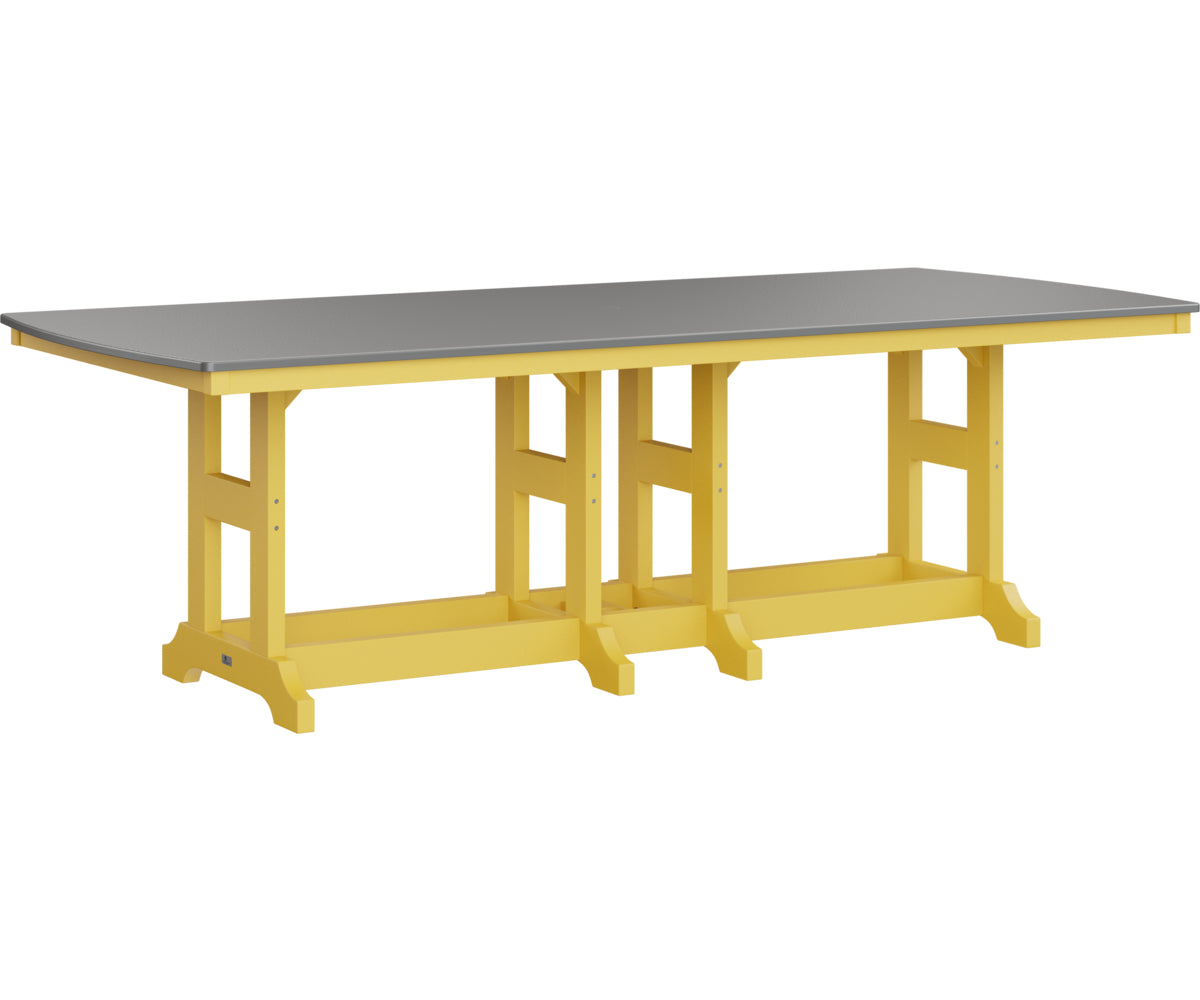 Garden Classic 44" x 96" Rectangular Table Dining Height Hammered Top