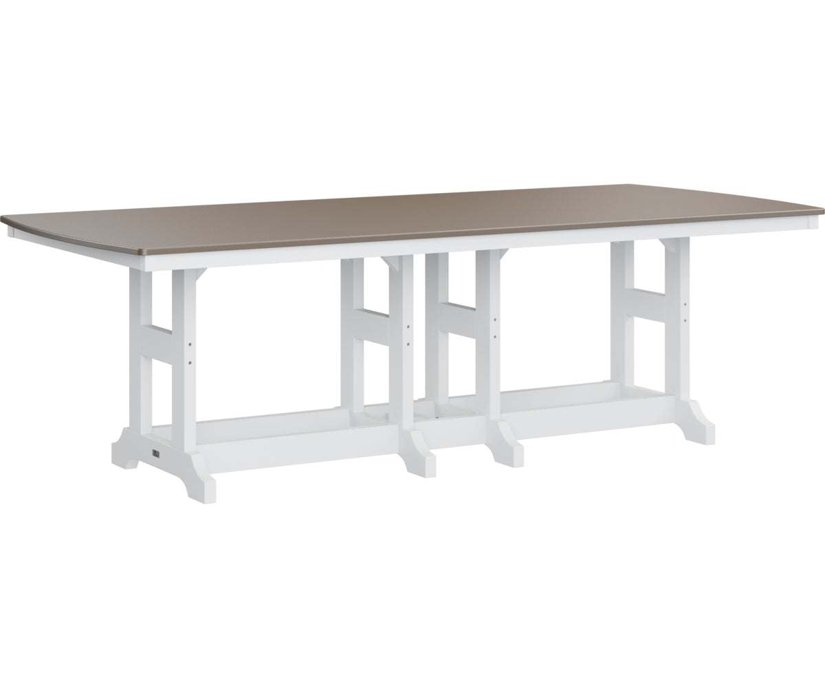 Garden Classic 44" x 96" Rectangular Table Dining Height Hammered Top