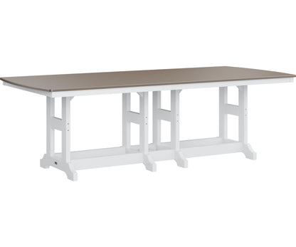 Garden Classic 44" x 96" Rectangular Table Dining Height Hammered Top
