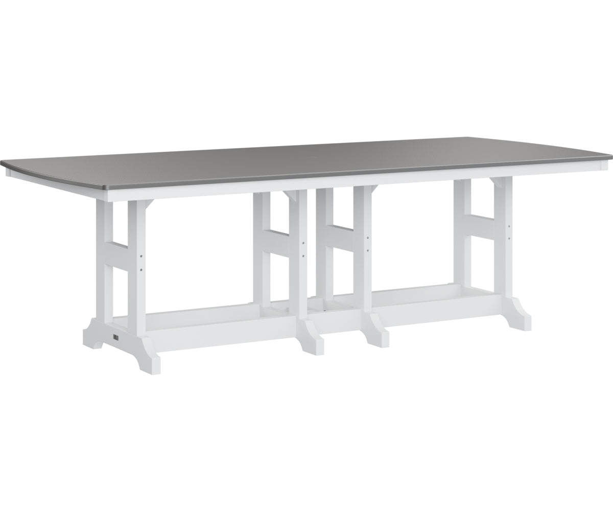 Garden Classic 44" x 96" Rectangular Table Dining Height Hammered Top