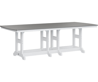 Garden Classic 44" x 96" Rectangular Table Dining Height Hammered Top