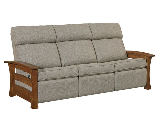 SFC Amish Barrington Stockton Wall Hugger Sofa Recliner