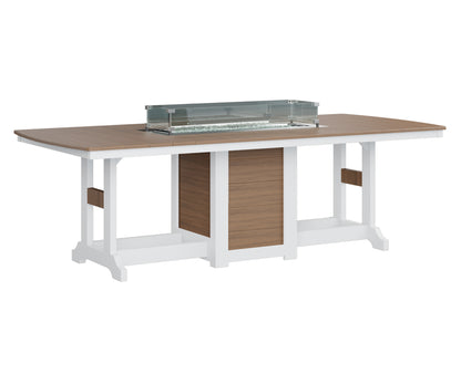 Garden Classic 44" x 96" Rectangular Fire Table Counter Height