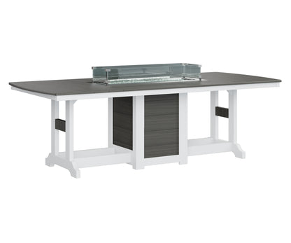 Garden Classic 44" x 96" Rectangular Fire Table Counter Height