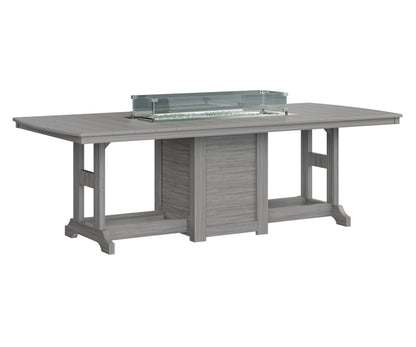 Garden Classic 44" x 96" Rectangular Fire Table Counter Height