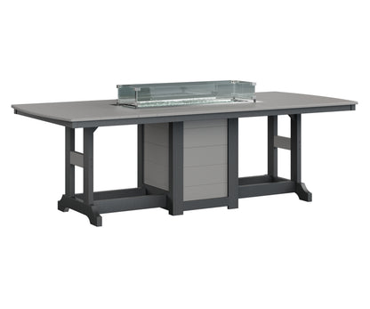 Garden Classic 44" x 96" Rectangular Fire Table Counter Height