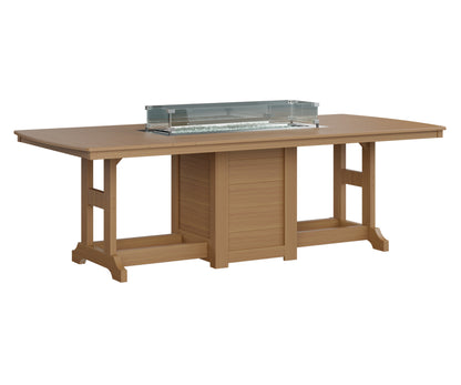 Garden Classic 44" x 96" Rectangular Fire Table Counter Height