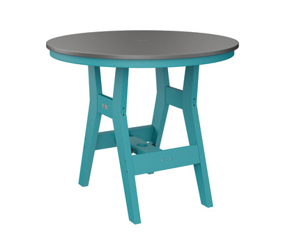 Harbor 38" Round Table Dining Height Hammered Top