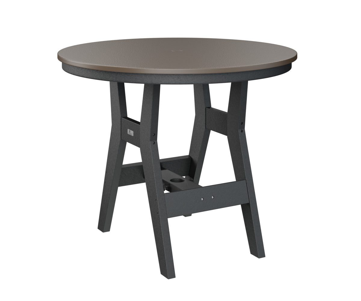 Harbor 38" Round Table Dining Height Hammered Top