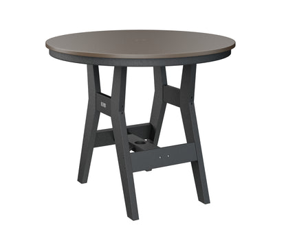 Harbor 38" Round Table Dining Height Hammered Top