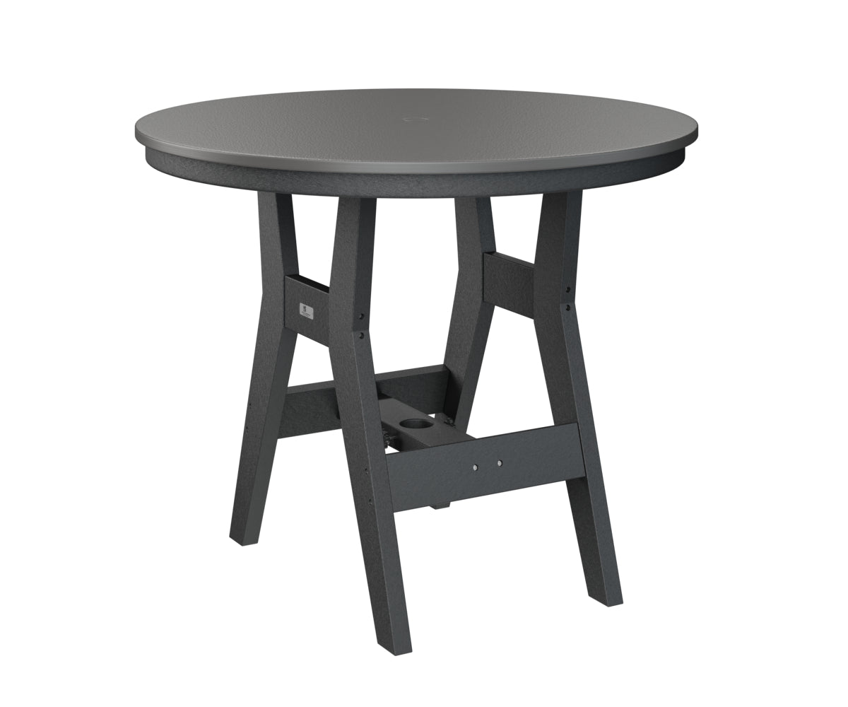Harbor 38" Round Table Dining Height Hammered Top