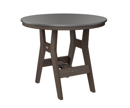 Harbor 38" Round Table Dining Height Hammered Top