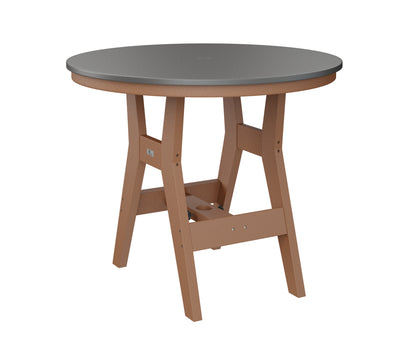 Harbor 38" Round Table Dining Height Hammered Top