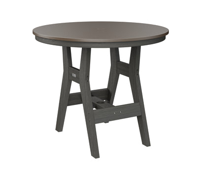 Harbor 38" Round Table Dining Height Hammered Top