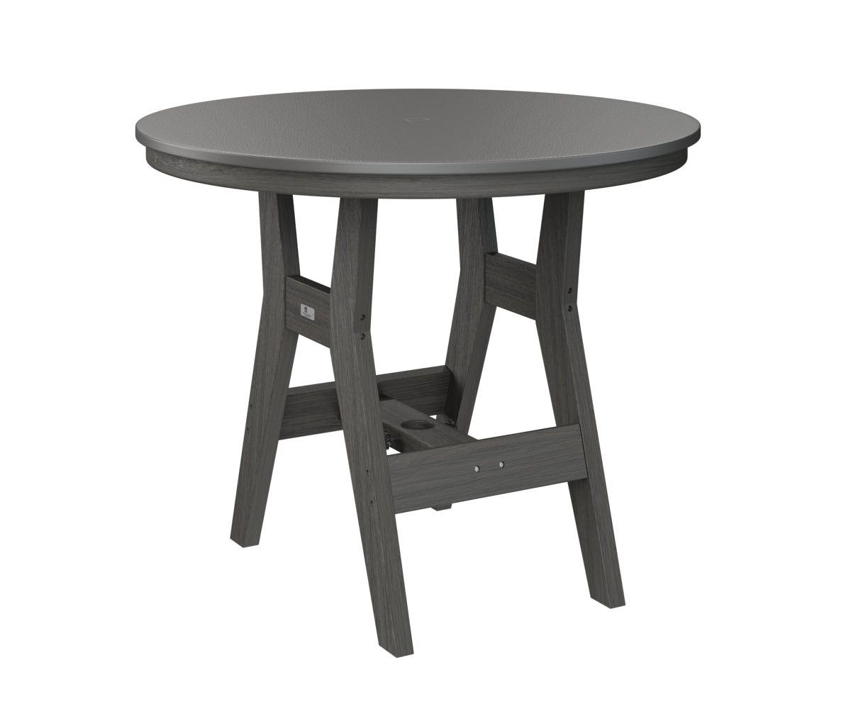 Harbor 38" Round Table Dining Height Hammered Top