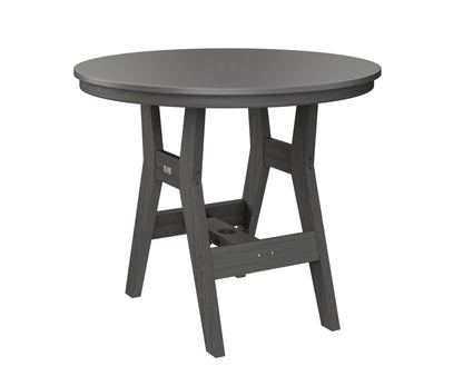 Harbor 38" Round Table Dining Height Hammered Top