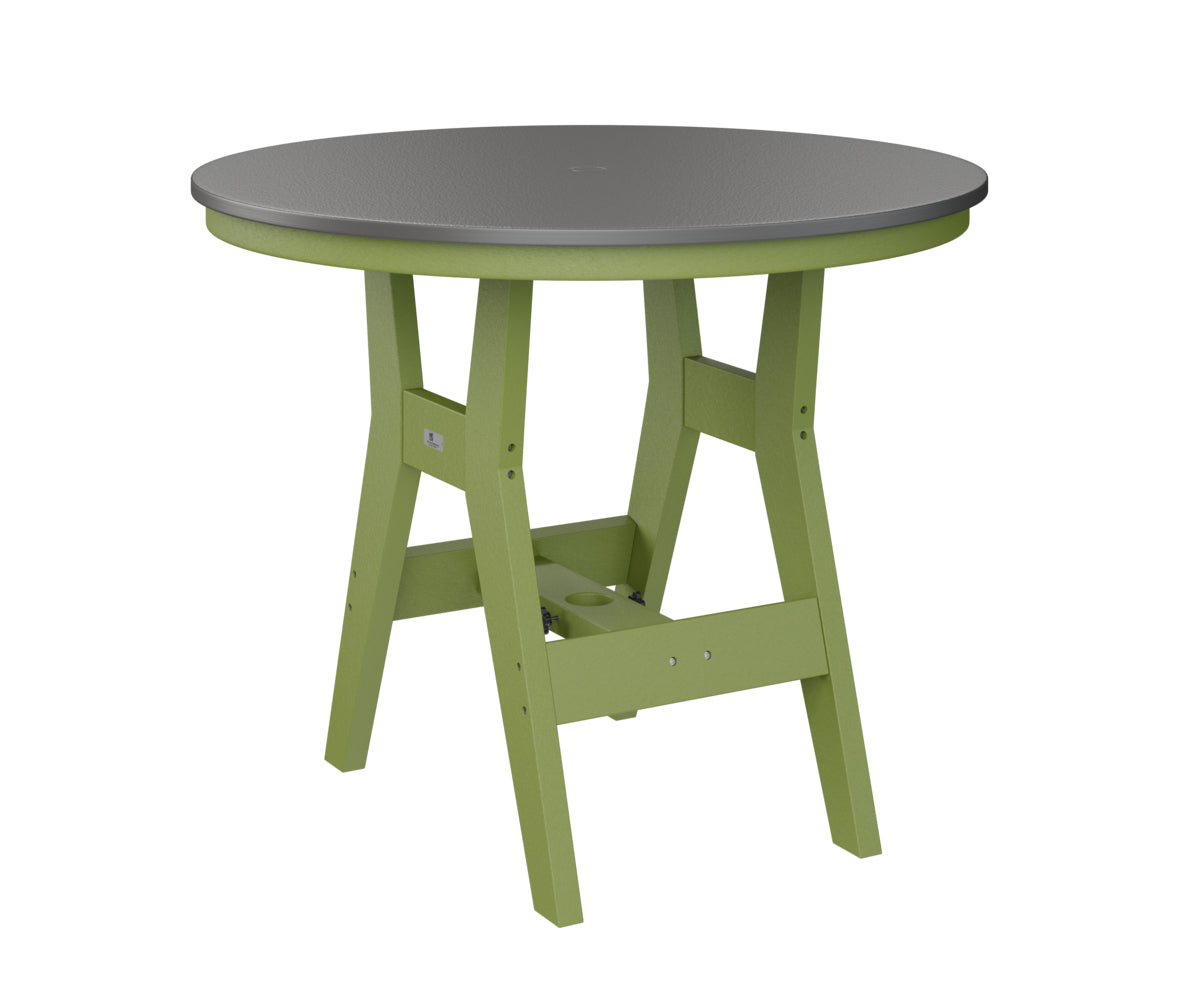Harbor 38" Round Table Dining Height Hammered Top