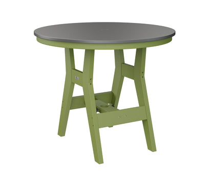 Harbor 38" Round Table Dining Height Hammered Top