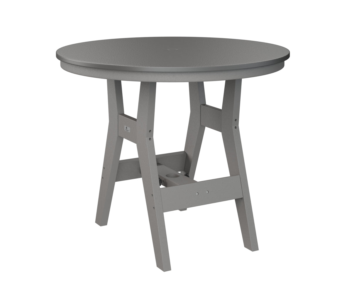Harbor 38" Round Table Dining Height Hammered Top