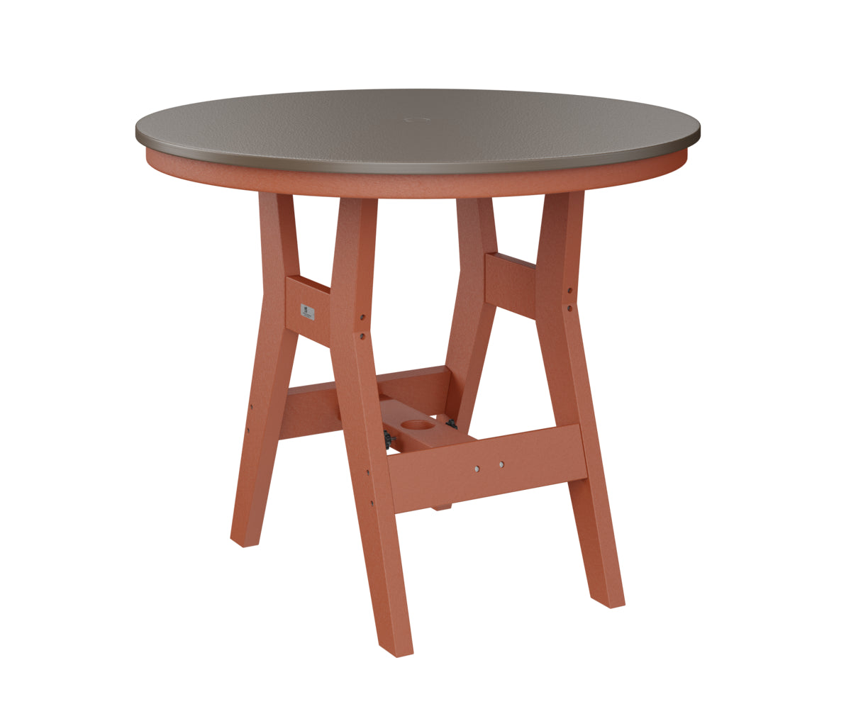 Harbor 38" Round Table Dining Height Hammered Top