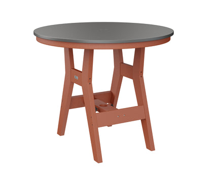 Harbor 38" Round Table Dining Height Hammered Top
