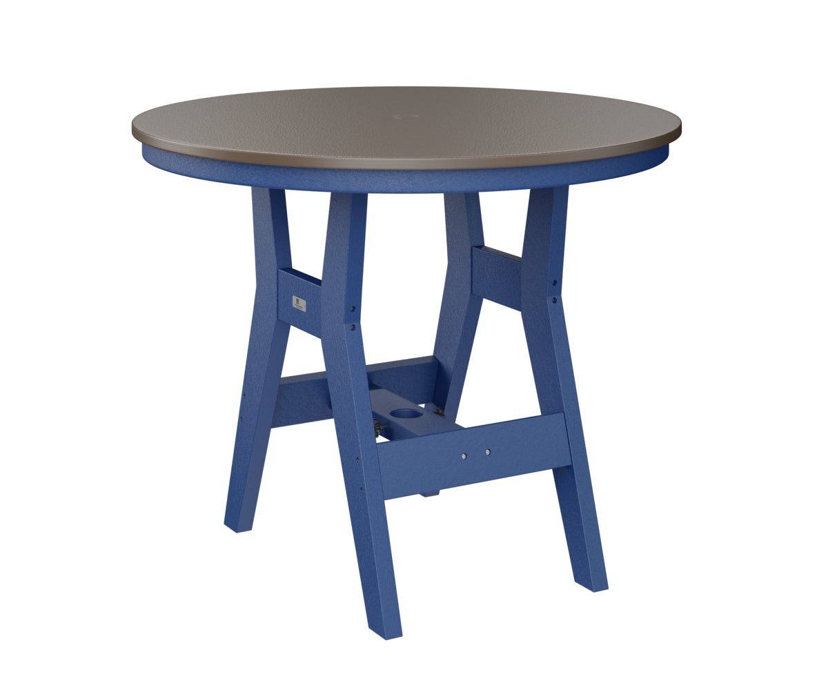 Harbor 38" Round Table Dining Height Hammered Top