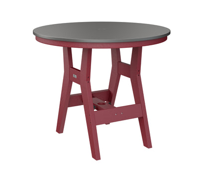 Harbor 38" Round Table Dining Height Hammered Top