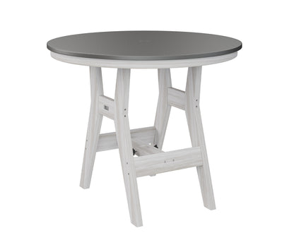 Harbor 38" Round Table Dining Height Hammered Top