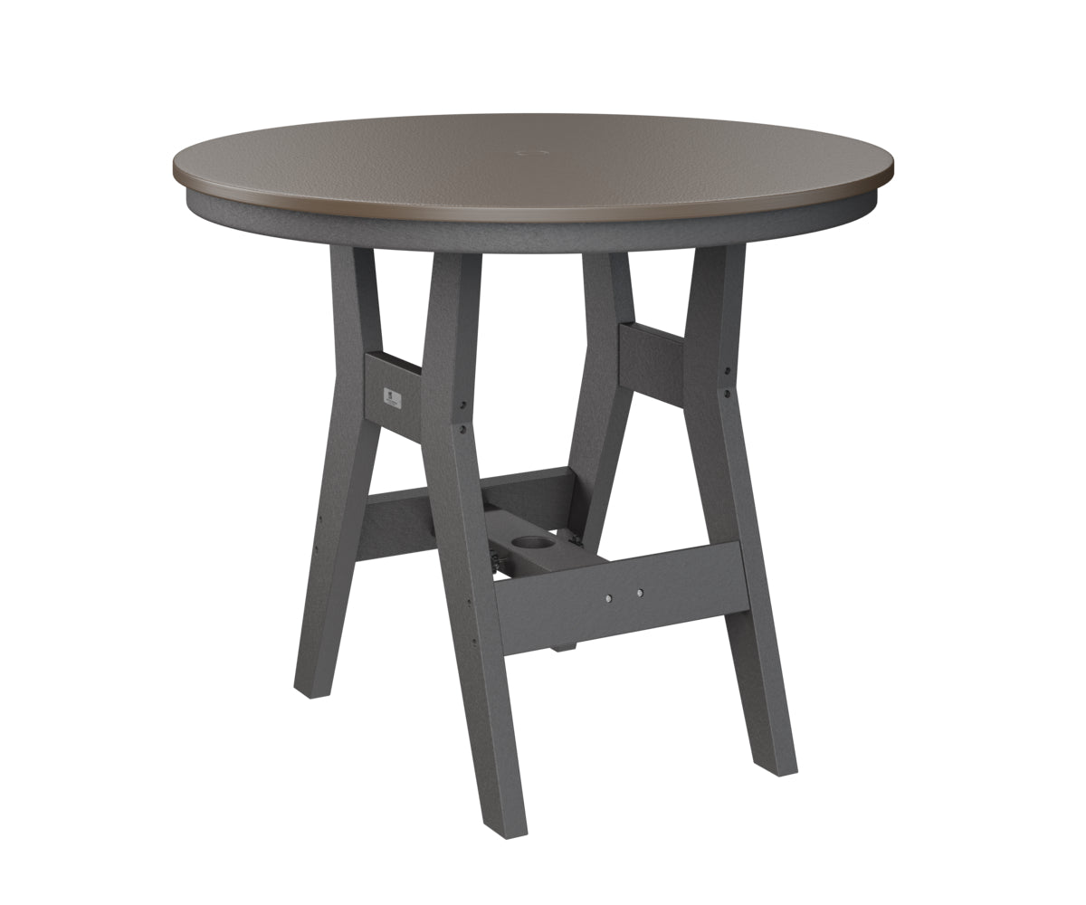 Harbor 38" Round Table Dining Height Hammered Top