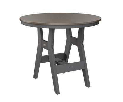 Harbor 38" Round Table Dining Height Hammered Top