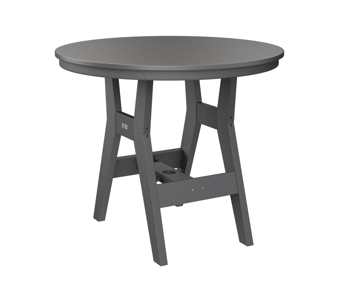 Harbor 38" Round Table Dining Height Hammered Top