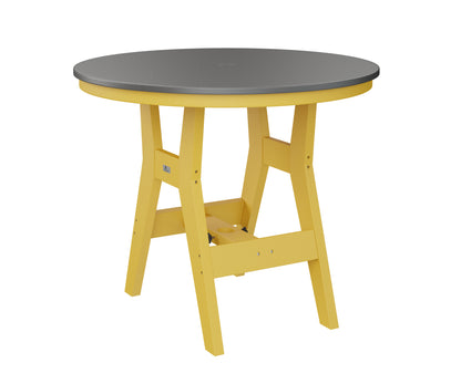 Harbor 38" Round Table Dining Height Hammered Top