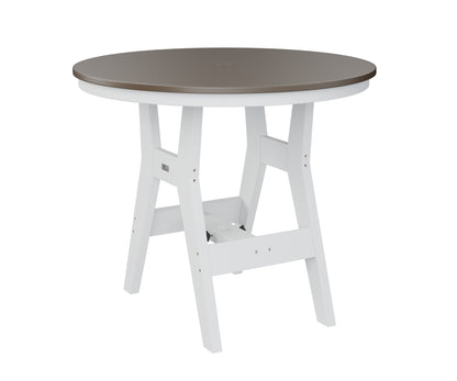 Harbor 38" Round Table Dining Height Hammered Top